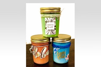Candle Maker: Pick your Scent & Color-Jelly Jar Series